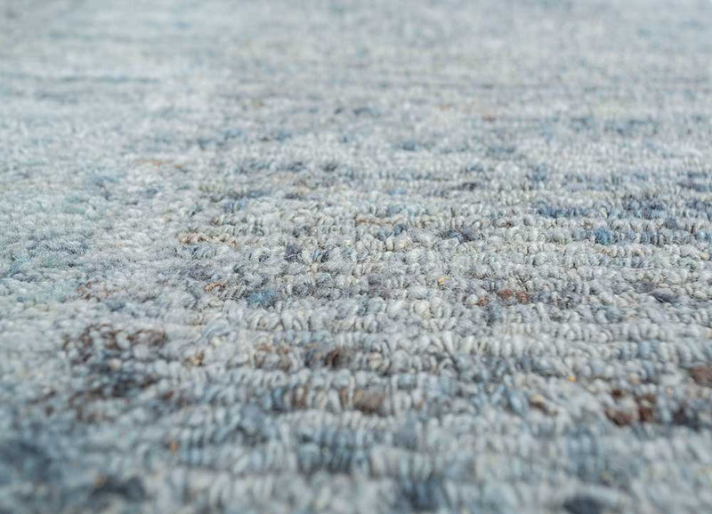 Wollteppich - 240 x 300 cm - blau