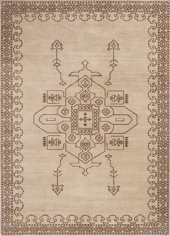 Wollteppich - 180 x 270 cm - beige