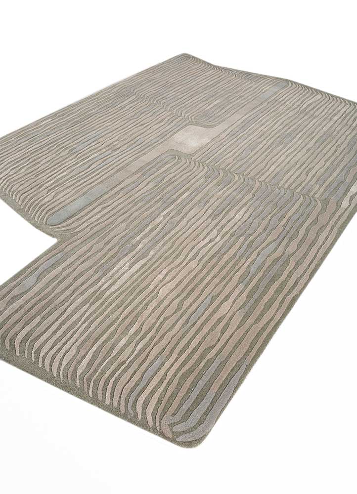 Wollteppich sonderform  - 180 x 270 cm - sand