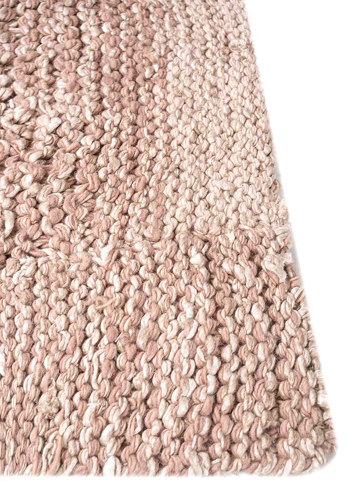 Wollteppich - 90 x 150 cm - beige