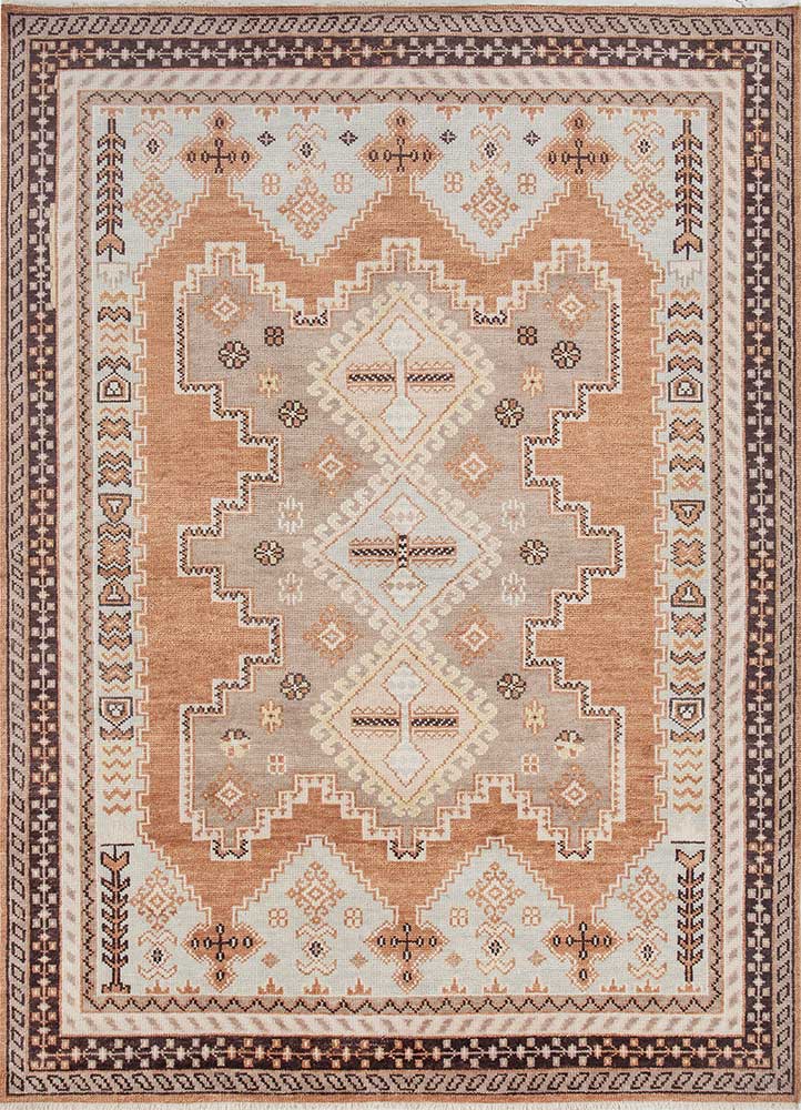Wollteppich - 240 x 300 cm - orange