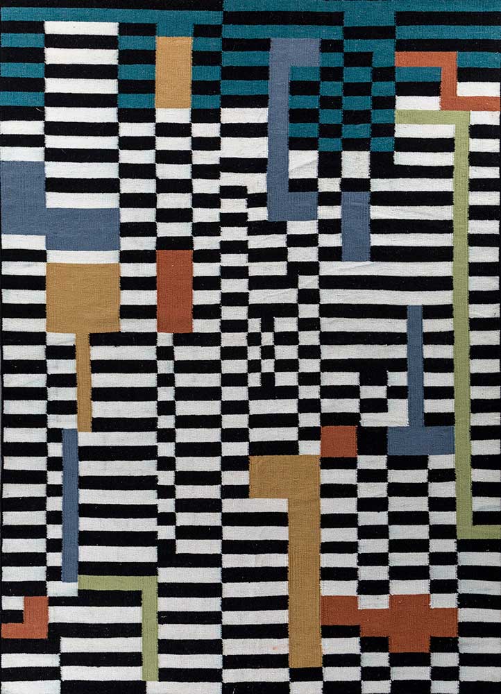 Wollteppich - 180 x 270 cm - mehrfarbig
