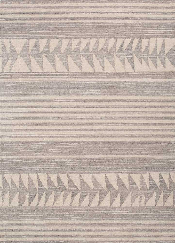 Wollteppich - 150 x 240 cm - dunkelbeige