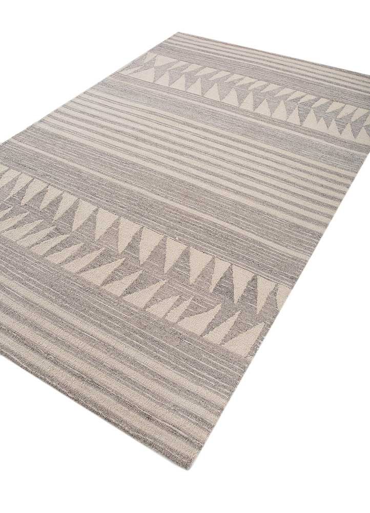 Wollteppich - 150 x 240 cm - dunkelbeige