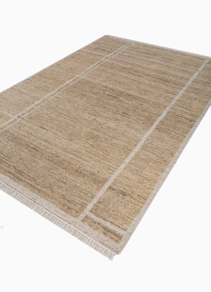 Wollteppich - 180 x 270 cm - beige