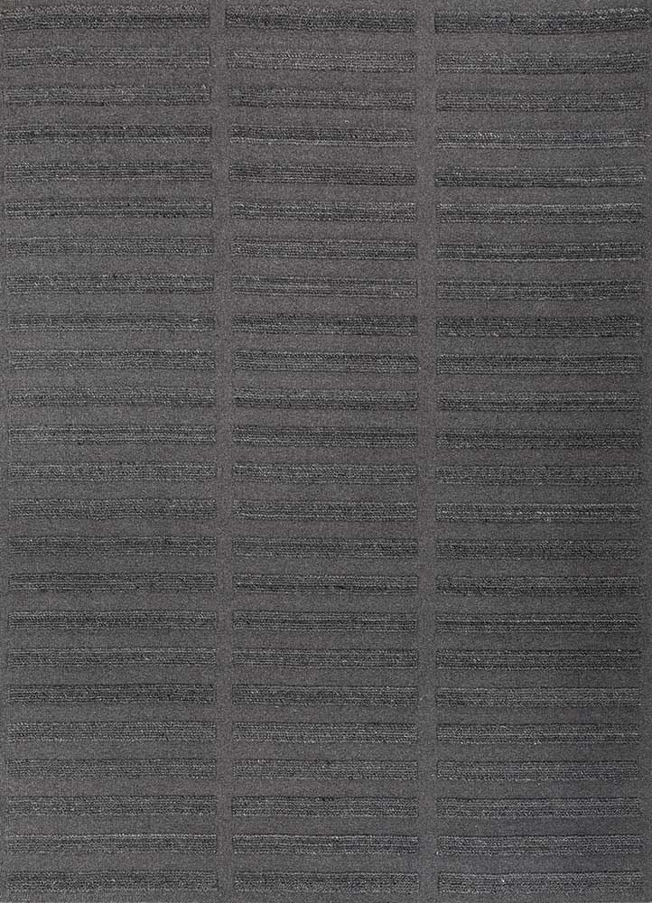 Wollteppich - 180 x 270 cm - dunkelgrau