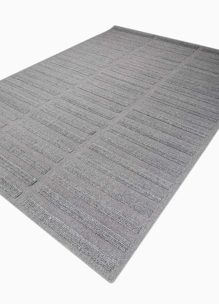 Wollteppich - 180 x 270 cm - dunkelgrau