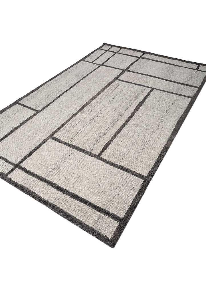 Wollteppich - 150 x 240 cm - creme