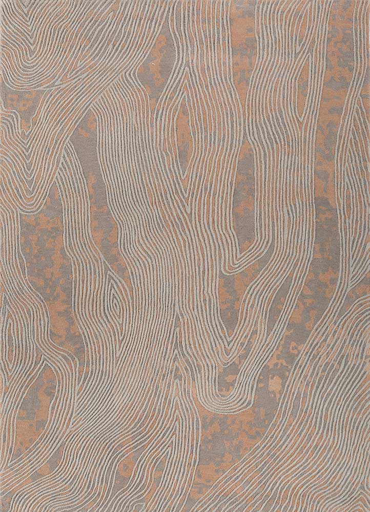 Wollteppich - 150 x 240 cm - dunkelbeige