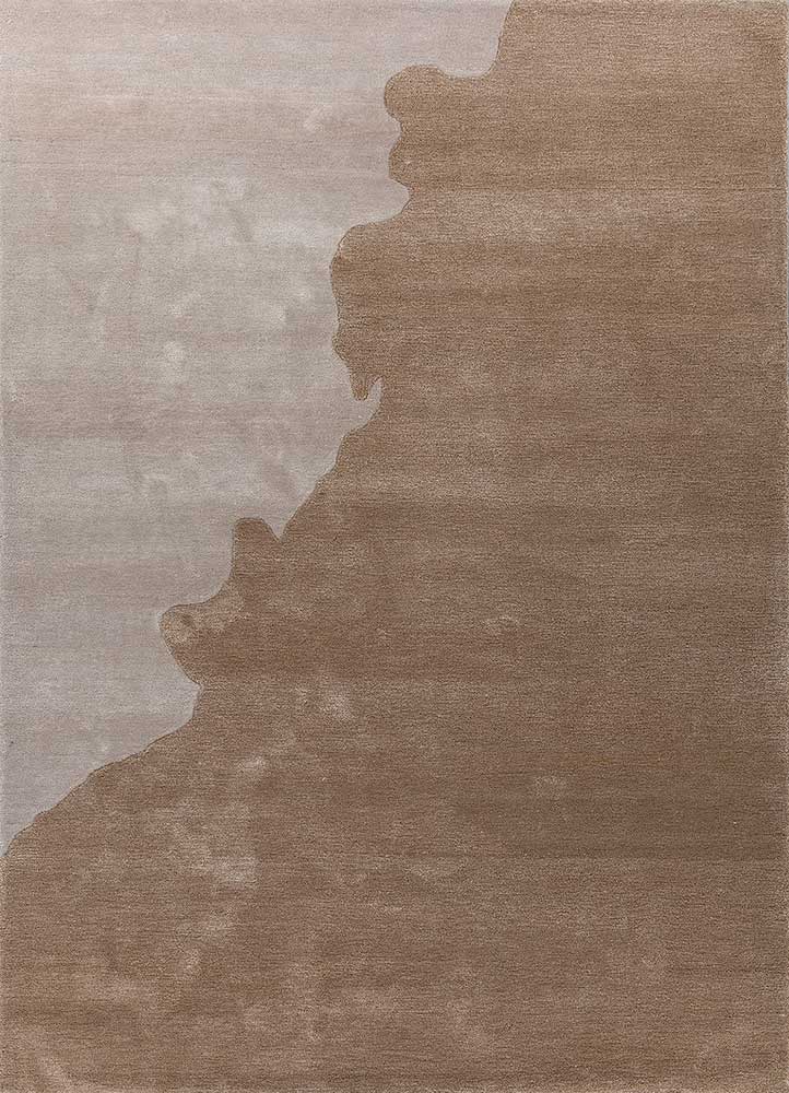 Wollteppich - 180 x 270 cm - gold