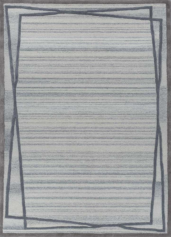 Wollteppich - 180 x 270 cm - grau