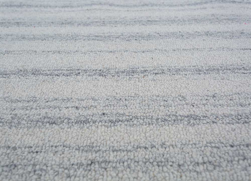 Wollteppich - 180 x 270 cm - grau