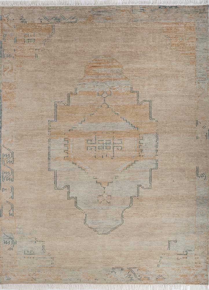 Wollteppich - 240 x 300 cm - gold