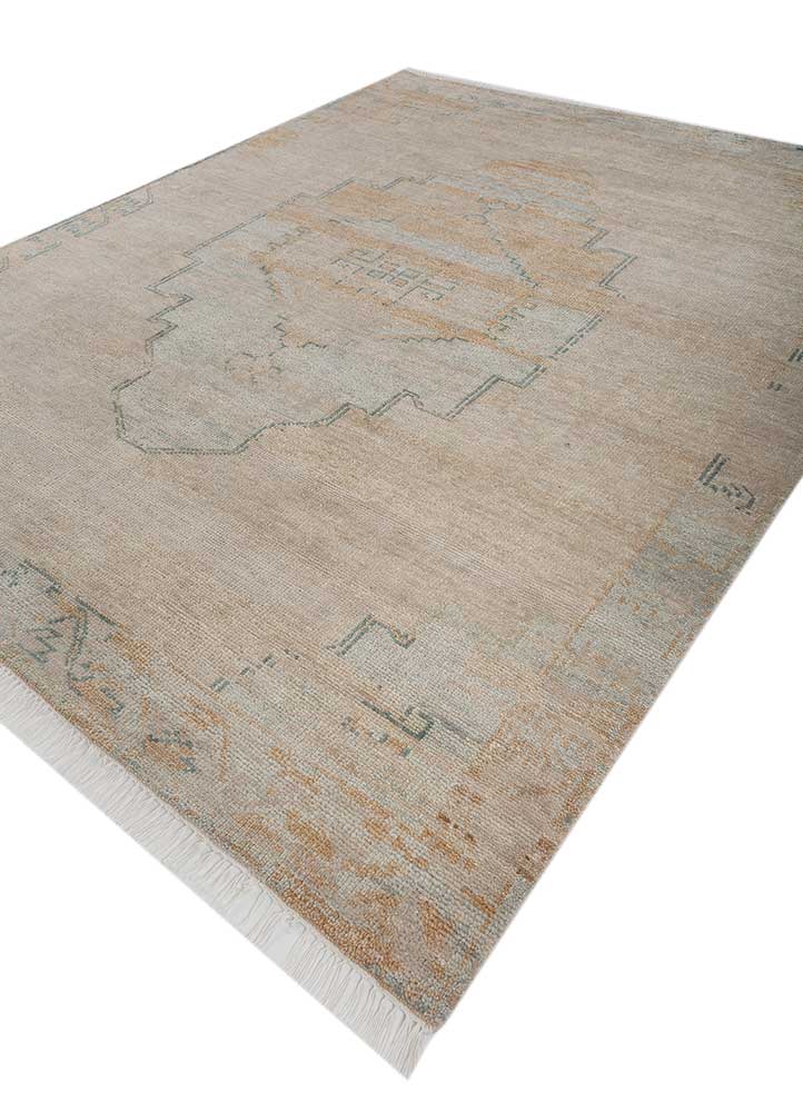 Wollteppich - 240 x 300 cm - gold