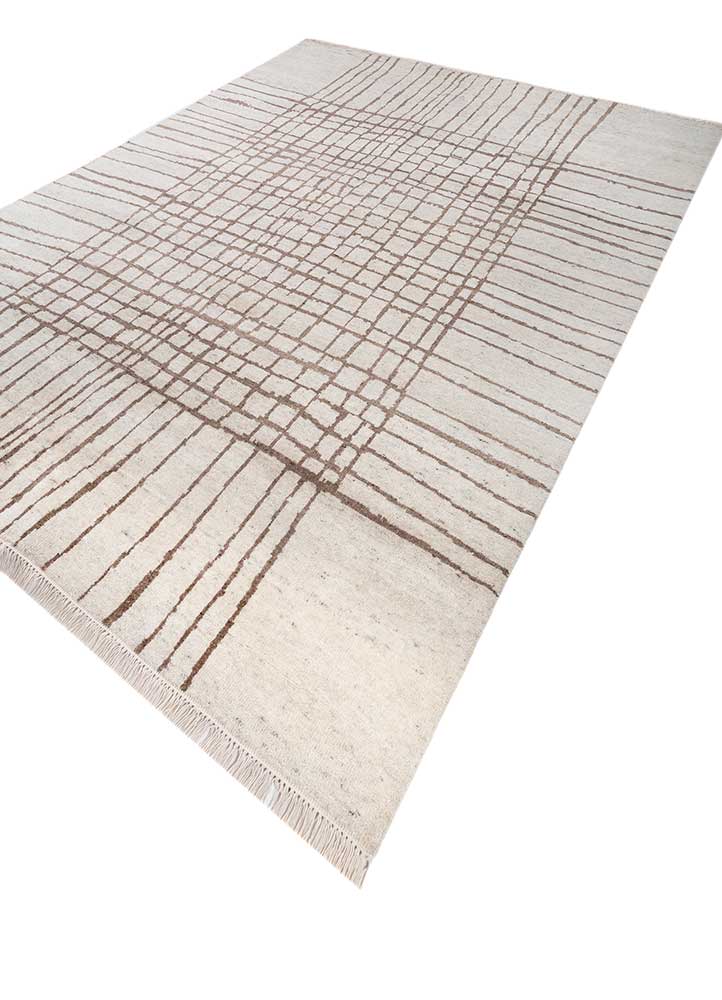 Wollteppich - 240 x 300 cm - creme