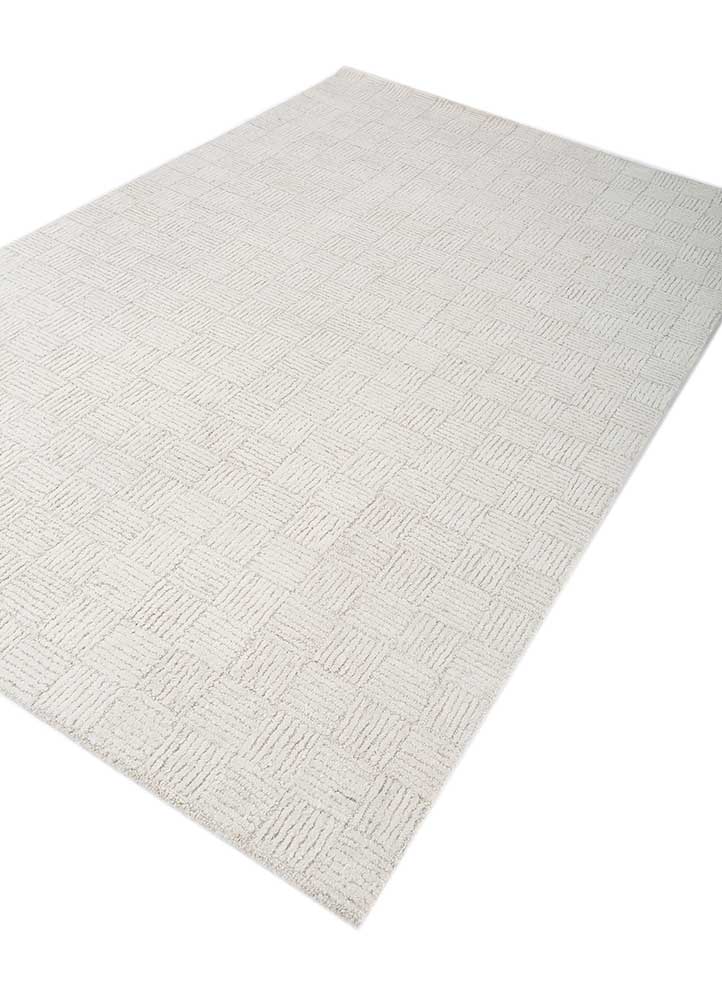 Wollteppich - 150 x 240 cm - creme