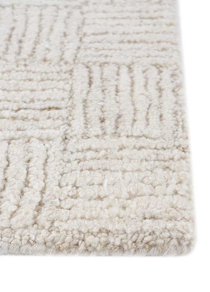 Wollteppich - 150 x 240 cm - creme