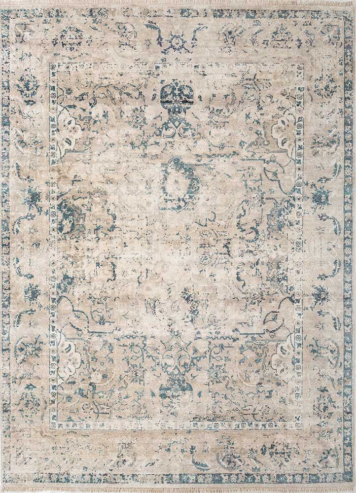 Designer Teppich - 300 x 240 cm - creme
