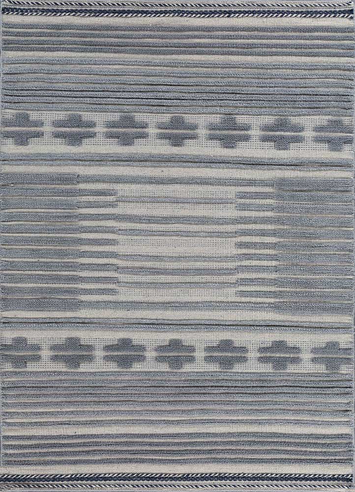 Wollteppich - 120 x 180 cm - grau