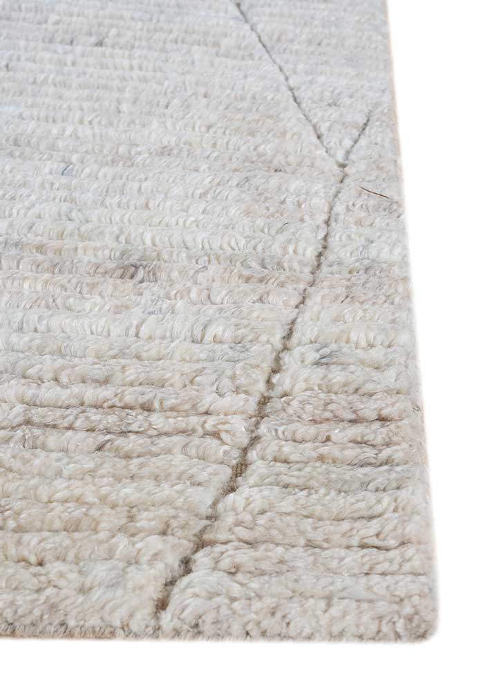Wollteppich - 150 x 240 cm - creme