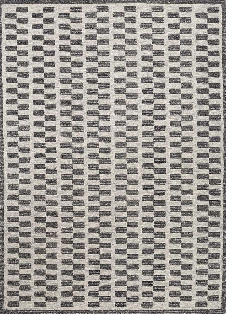 Wollteppich - 150 x 240 cm - grau