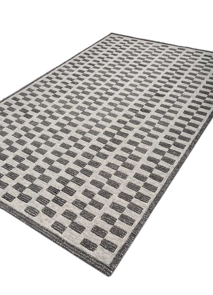 Wollteppich - 150 x 240 cm - grau