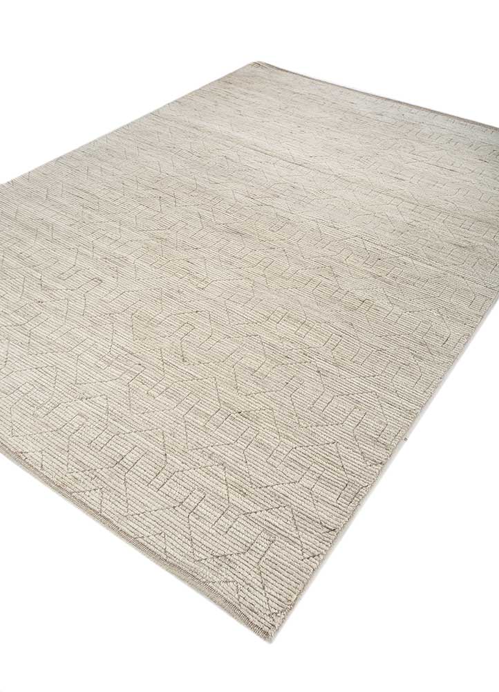 Wollteppich - 180 x 270 cm - beige