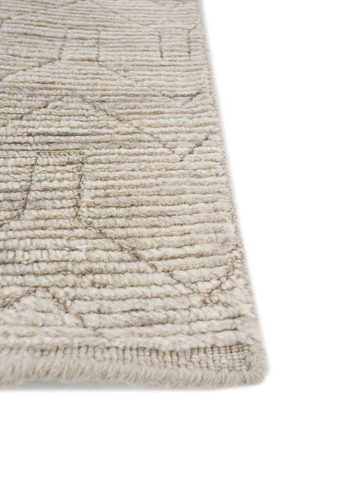 Wollteppich - 180 x 270 cm - beige