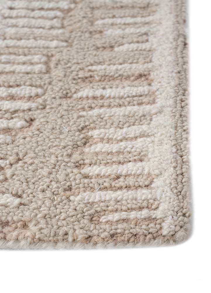 Wollteppich - 150 x 240 cm - creme