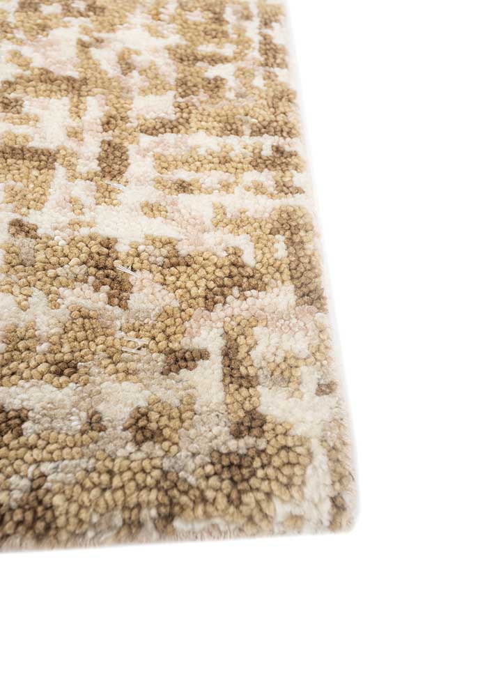 Wollteppich - 240 x 300 cm - gold