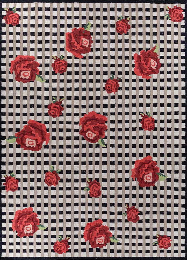 Wollteppich - 240 x 300 cm - mehrfarbig