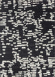 Wollteppich - 240 x 300 cm - schwarz-weiß