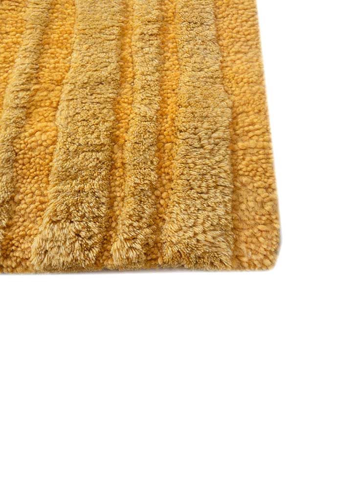 Wollteppich - 300 x 240 cm - gold