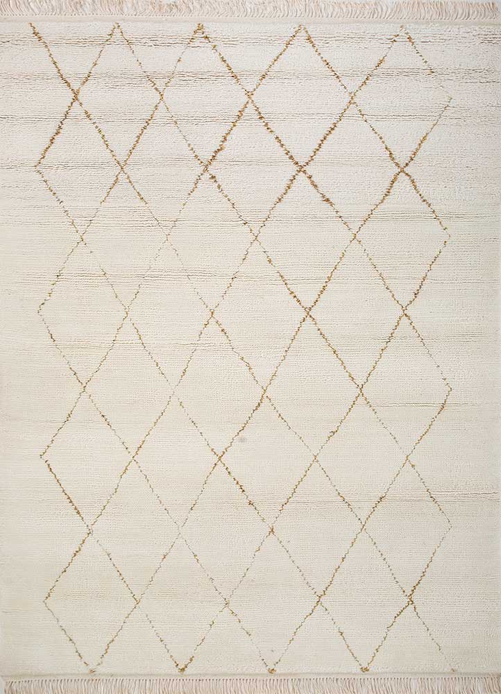 Wollteppich - 150 x 240 cm - creme