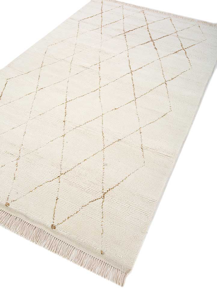 Wollteppich - 150 x 240 cm - creme
