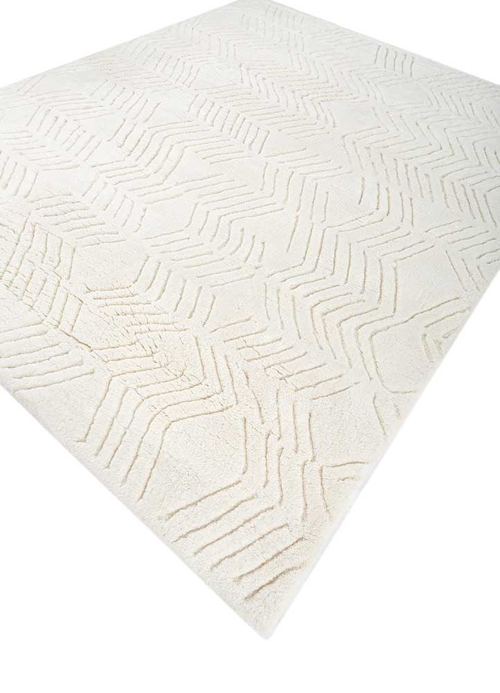 Wollteppich - 240 x 300 cm - creme