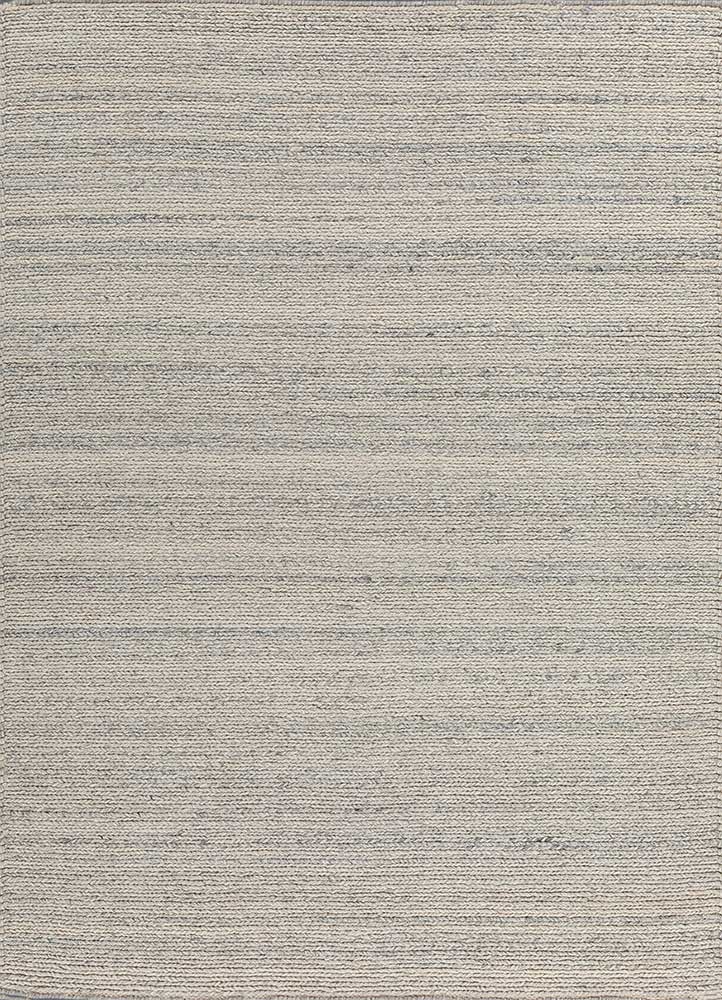 Wollteppich - 120 x 180 cm - silber