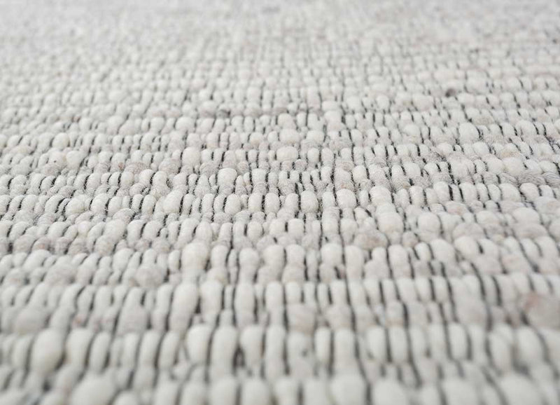 Wollteppich - 170 x 240 cm - creme