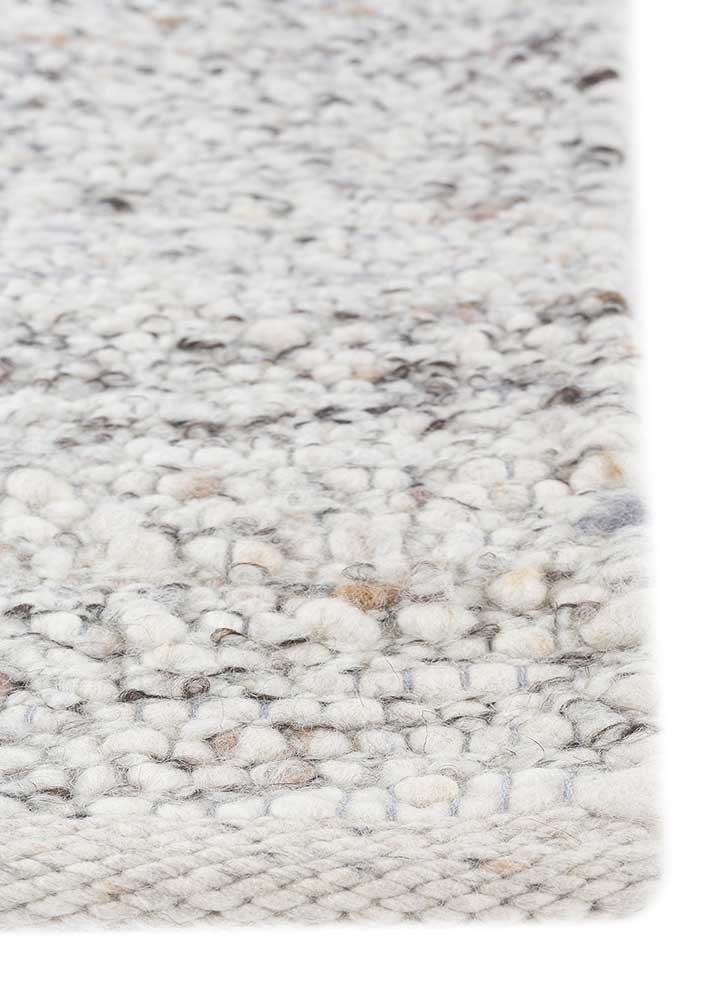 Wollteppich - 170 x 240 cm - creme