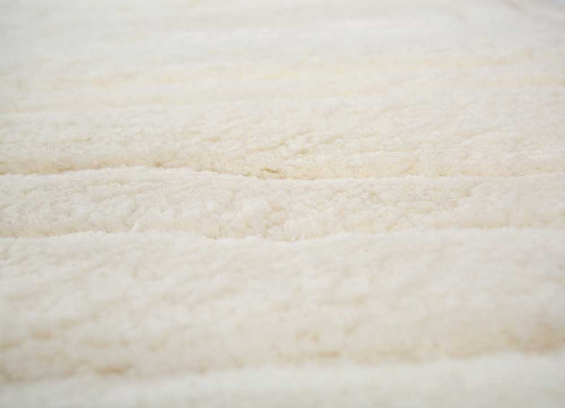 Wollteppich - 150 x 240 cm - creme