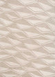 Wollteppich - 180 x 270 cm - hellbeige