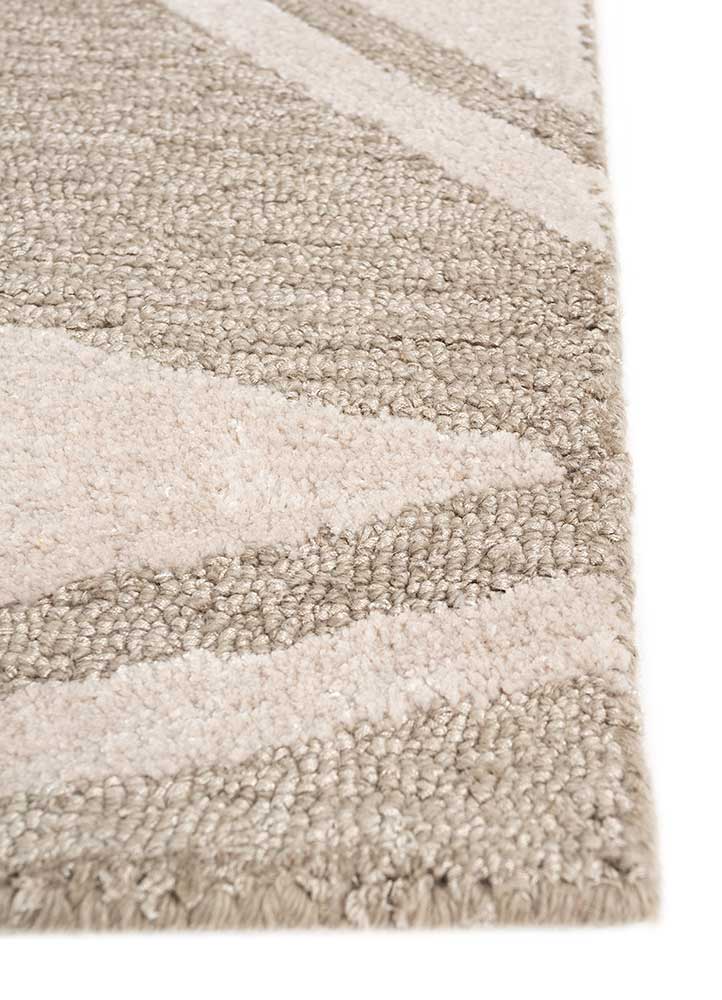 Wollteppich - 180 x 270 cm - hellbeige