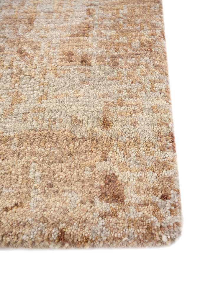 Wollteppich - 170 x 240 cm - beige