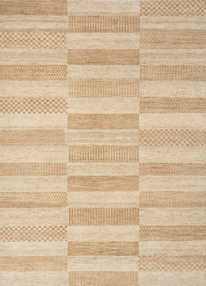 Wollteppich - 180 x 270 cm - gold