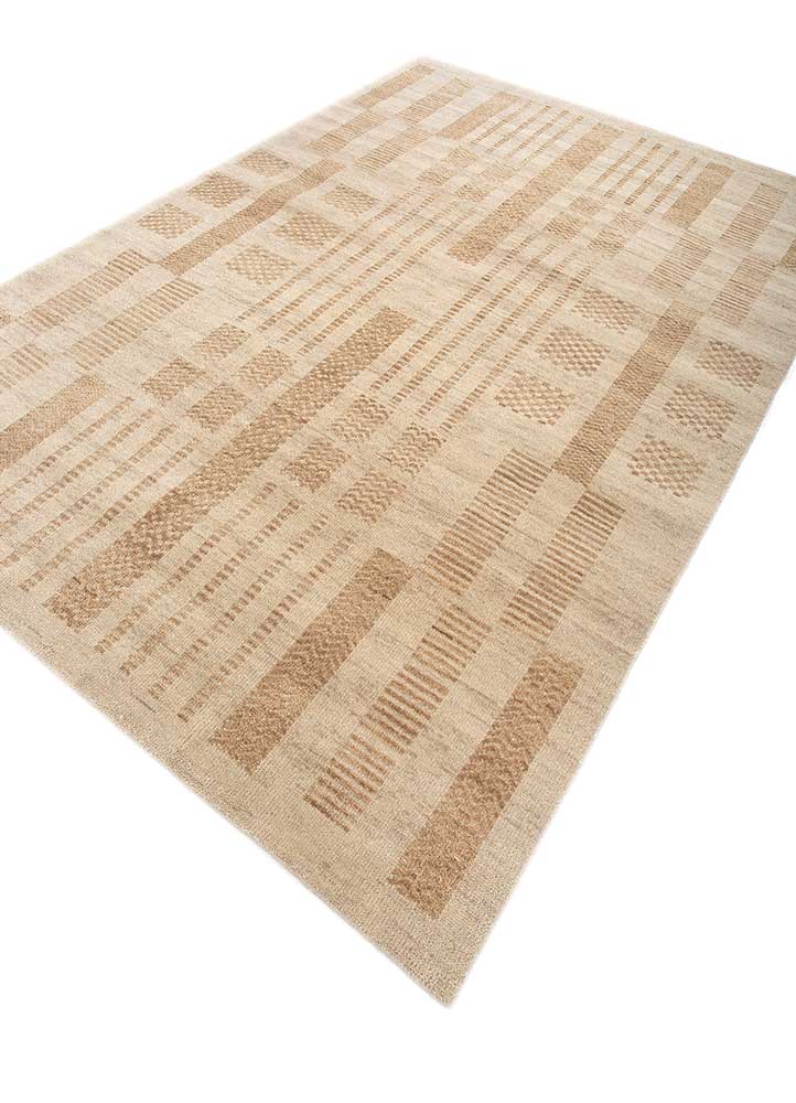 Wollteppich - 180 x 270 cm - gold