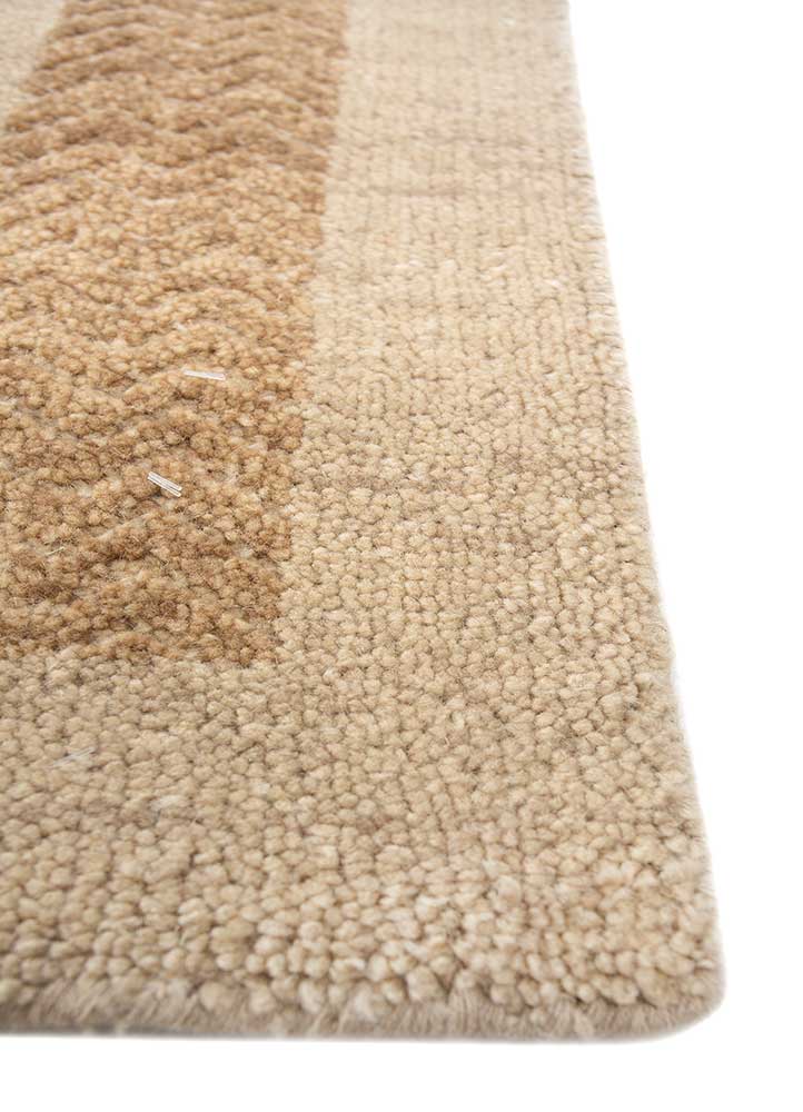 Wollteppich - 180 x 270 cm - gold
