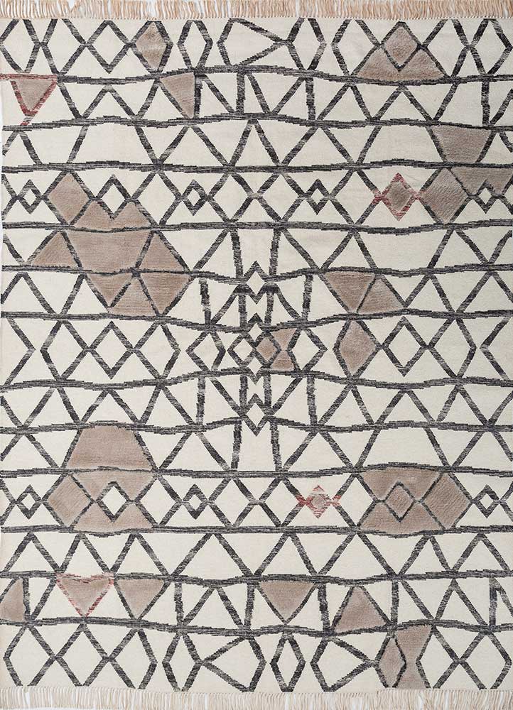 Wollteppich - 240 x 300 cm - creme