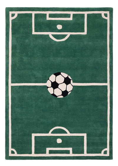 Kinderteppich Fußballfeld