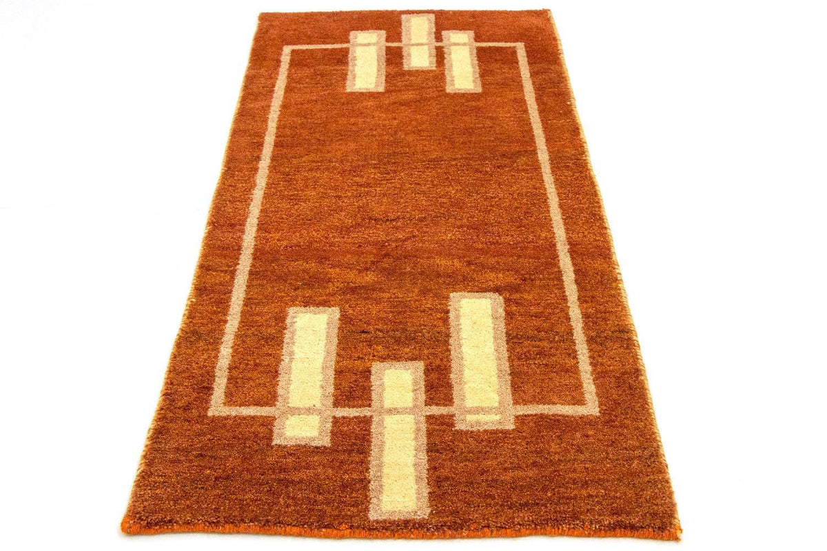 Gabbeh Teppich - Indus 140 x 70 cm - orange