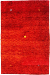 Gabbeh Teppich - Indus 176 x 118 cm - rot